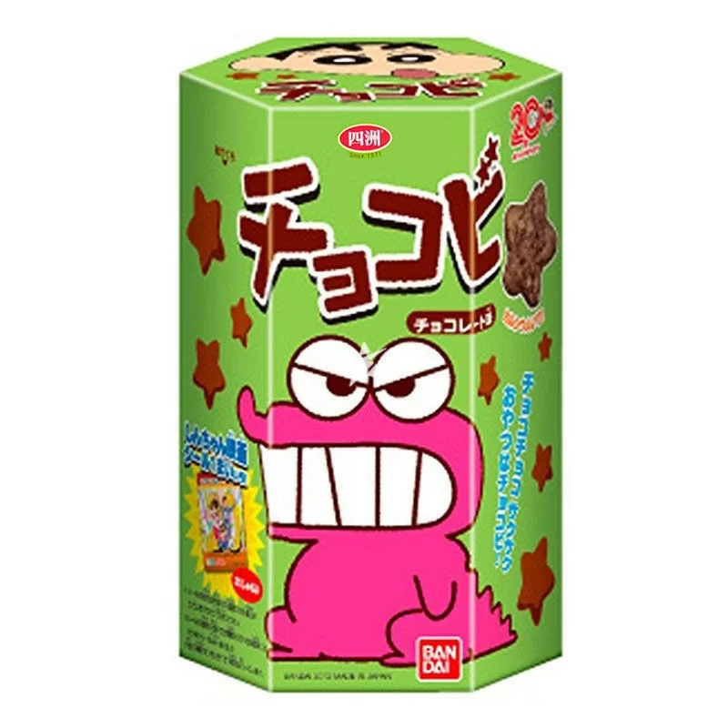 Bandai Shin Chan Snack Crayon al Cioccolato - 25g