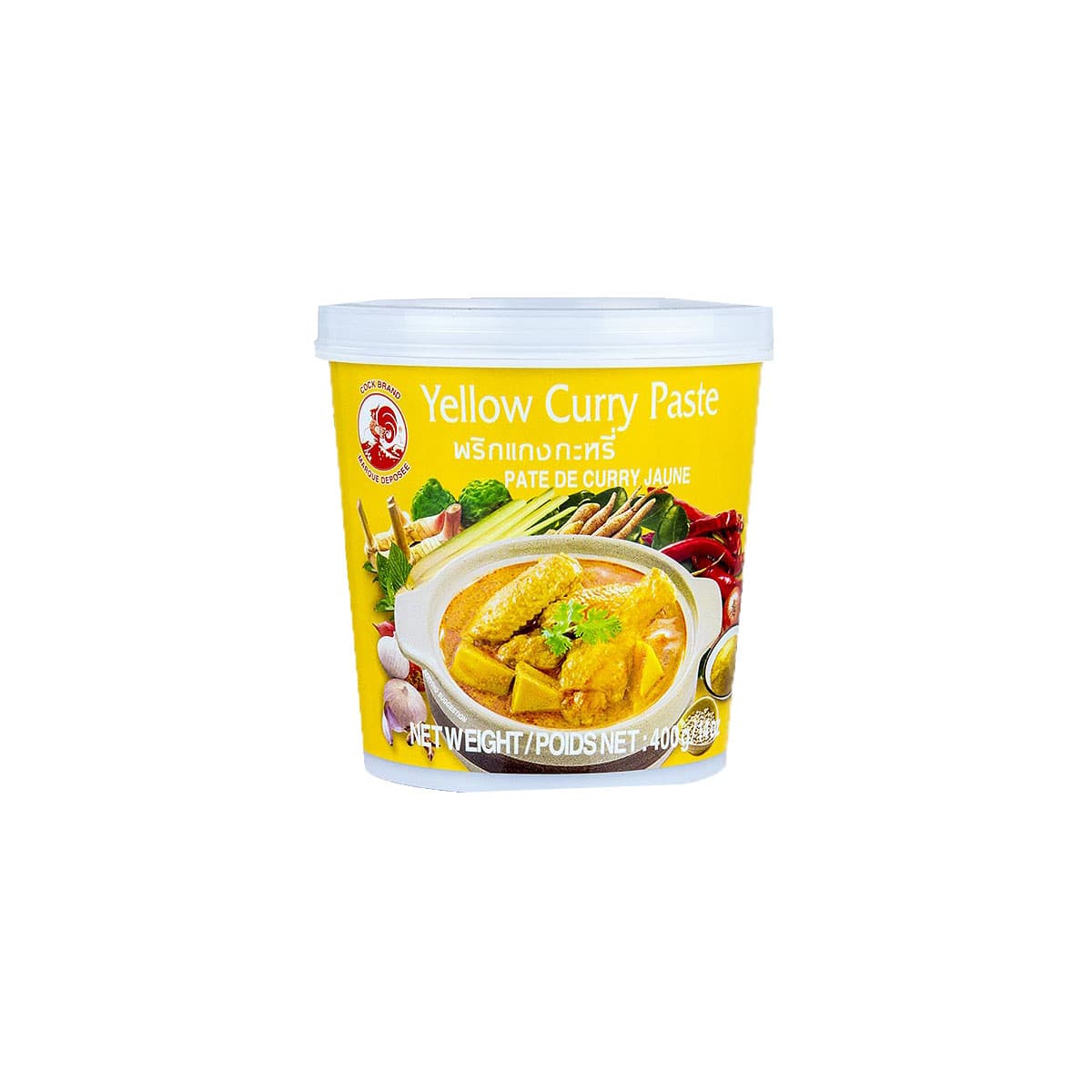 Curry Giallo in Pasta Cock Brand - 400g