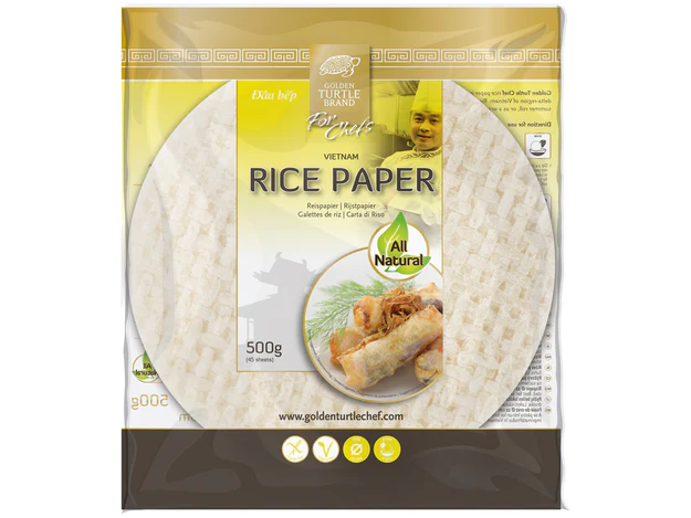 Golden Turtle Chef Rice Paper Vietnamita 22cm - 500g