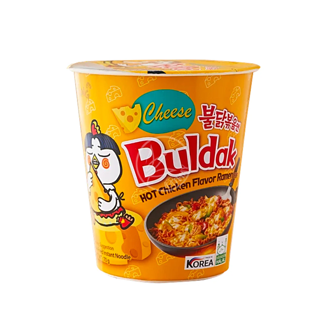 Samyang Buldak Cup Noodles Hot Chicken Cheese -  70G