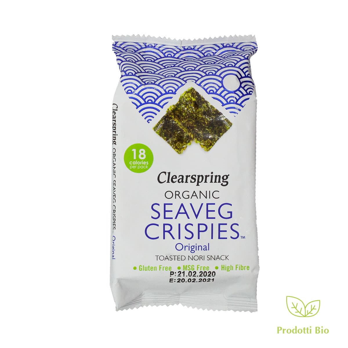 Clearspring Seaveg crispies original - 4g